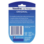 Vaseline Lip Therapy Original + Vitamin E, Mini 2-Packs (6 Jars) – Fragrance-Free Lip Balm, Moisturizer for Soft, Smooth & Glossy Lips, 0.25 Oz Ea