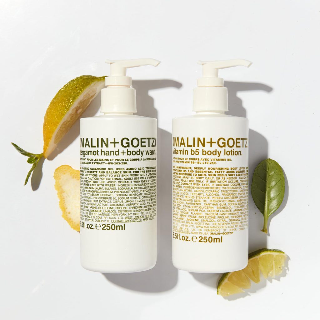 MALIN+GOETZ Vitamin B5 Body Lotion, Lightweight Daily Moisturizer with Avocado & Grapeseed Oils, Hydrating, Nourishing, Long-Lasting & Bergamot Scented, Vegan, Cruelty-Free