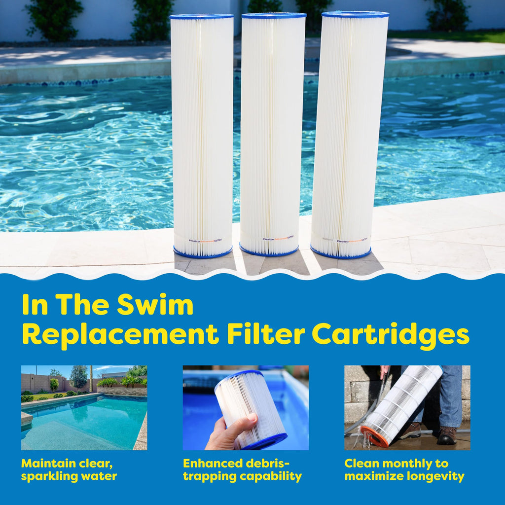 In The Swim Premium Pool Filter Cartridge 4-Pack Replacement for Pentair Clean & Clear Plus 520 CCP520 Filter