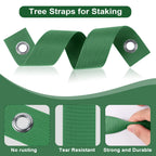 Jevrench 36-Pack Heavy Duty Tree Straps for Staking and Support