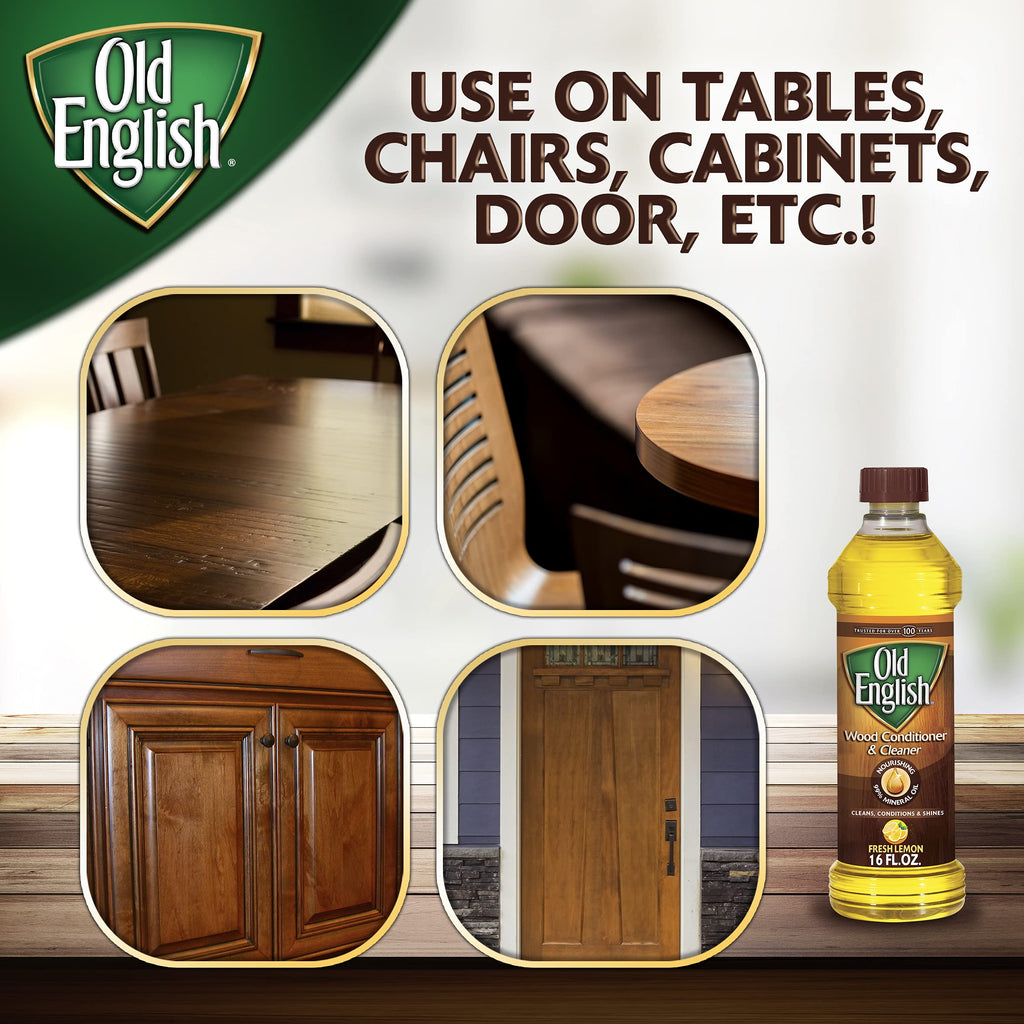Old English 0-62338-07325-5 Lemon Oil Furniture Polish, 96 fl oz. (Pack of 6)