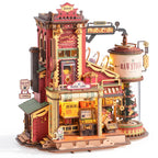 ROKR 3D Puzzle for Adults Christmas Dream Gift Factory DIY Miniature House