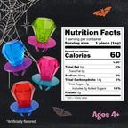 Ring Pop Halloween Candy Lollipops, 50 Count, Bulk Assorted Party Favors