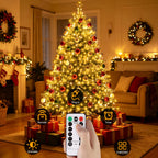 2 Pack Fairy String Lights Plug in Twinkle Lights with Remote for Bedroom