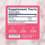 Myo-Inositol & D-Chiro Inositol for Hormone Balance for Women | Ideal 40:1 Ratio | Menstrual Cycle and Ovarian Health Support Supplement | Myo 2000mg & D Chiro 50mg with Vitamin B8 | 240 Count