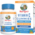MaryRuth Organics Vegan Vitamin C Gummies | 2 Month Supply | Immune Support Supplement for Adults & Kids | Chewable Vitamin C Gummy Vitamins | Non-GMO | Pectin Based | 60 Count
