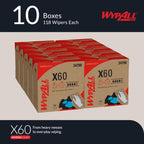 WypAll GeneralClean X60 Multi-Task Cleaning Cloths, 10 x 118 Towels (34790)