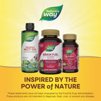 Nature’s Way Brain Fuel, Supports Memory and Concentration*, Brain Function Support Supplement*, Clinically Studied Cognigrape®, Grape Flavored, 60 Gummies
