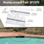 FENXDN SP1070 Pool Skimmer Weir Flap Door [ 8-7/16" Length, 5-1/4" Width, 1-1/8" Thick] Compatible with Hay-Ward SP1070-K SP1070-D SPX1070KHR SP1070 SP1071 and SP10712S
