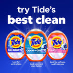 Tide Odor Defense + Oxi Laundry Detergent Pacs, Original Scent, 45 Count, Advanced Odor + Stain Fighter