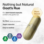 BIO KRAUTER® Goats Rue for Breastfeeding - Pure Vegan Lactation Supplement - Goat’s Rue 100 Capsules 1200 mg per Serving - Natural Supplements for Women - No Fillers, Non-GMO, 25-Day Supply