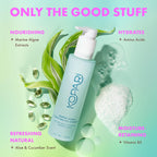 Kopari Marine Clean Purifying Gel Cleanser, Infused with Amino Acids & Vitamin B5, Dual-Action Gel-to-Foam Cleanser, Gentle and Nourishing, 5 oz | New Look, Same Formula, Product Packaging May Vary