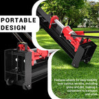 GarveeTech 12 T Hydraulic Log Splitter Wood Cutter, Manual Log Splitter with Horizontal Full Steel Beam & Built-in Wheel