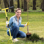 Altdorff Hand Tiller for Gardening, Garden Claw Manual Tiller with Ergomomic Handle, Steel Cultivator Tiller Lawn Aerator Tool Soil Lossener for Gardening Bed and Plant Box