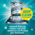 Dishwasher Cleaner And Deodorizer 24 Pack - 1 Year Supply Deep Clean Dishwasher Cleaner Tablets, Septic Safe Dishwasher Cleaning Tablets, Dish Washer Cleaner To Remove Limescale, Mineral Buildup, Odor
