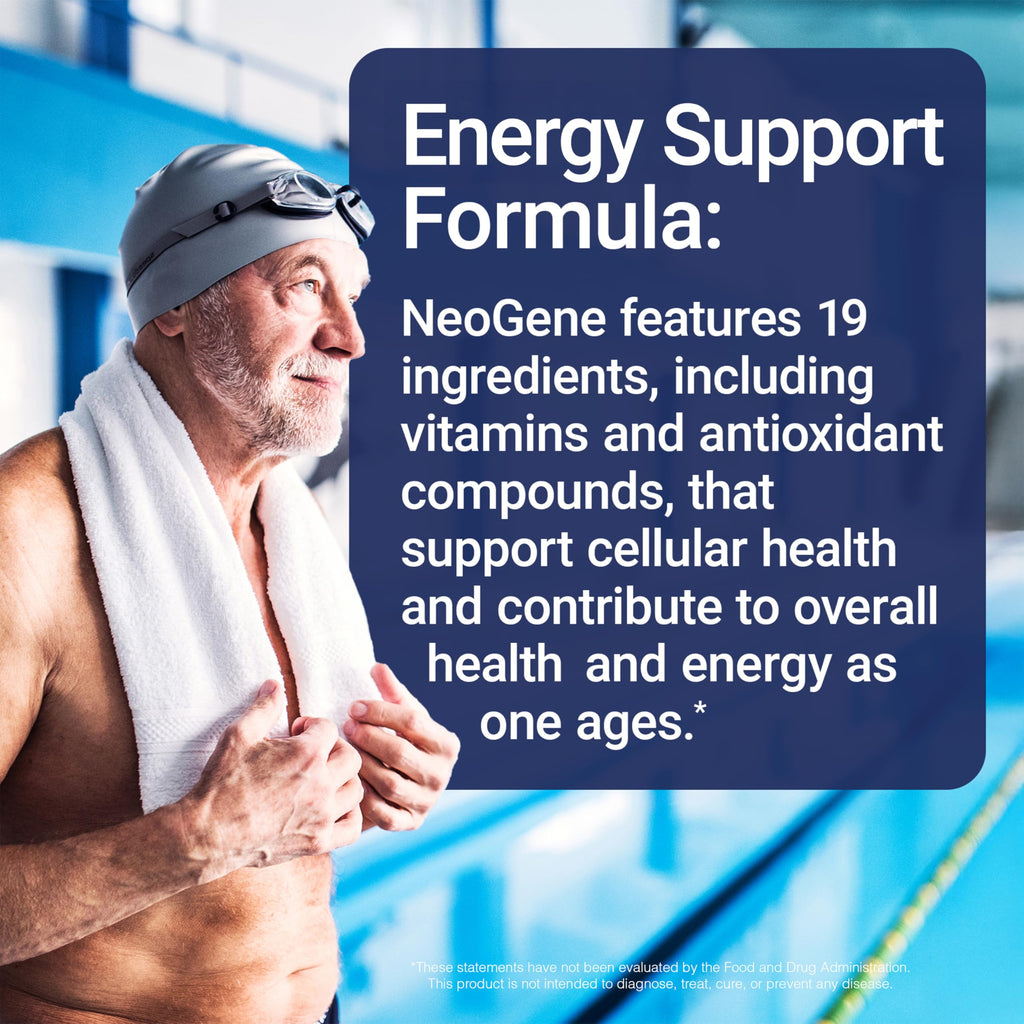 U.S. Doctors’ Clinical NeoGene (Formerly) GH3 Clinically Proven Aging Support Supplement with Nutrients for Supporting Mood, Cognition, Heart Health, Antioxidant Support [1 Month - 60 ct.]
