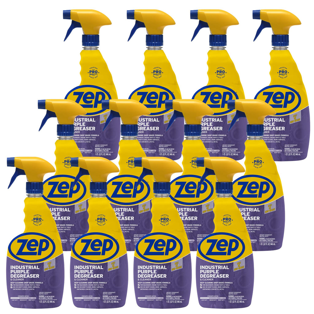 Zep Industrial Purple Cleaner and Degreaser Concentrate - 32 (Case of 12)