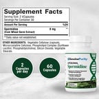 GenuinePurity Liposomal Spermidine 8mg Supplement - 60 Capsules for Cellular Renewal and Healthy Aging - Spermidine-Rich Wheat Germ Extract for Women and Men - Gluten Free, Vegan, Made in USA, Non-GMO