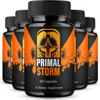 Original Primal Storm Advanced Capsule, Advance Premium Natural Ingredients for Overall Health & Balanced Healthy Lifestyle | 60 Capsules Each Bottle (Pack of 5)