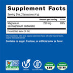 Natural Vitality Calm, Magnesium Supplement, Anti-Stress Drink Mix Powder, Gluten Free, Vegan, & Non-GMO, Watermelon, 16 oz