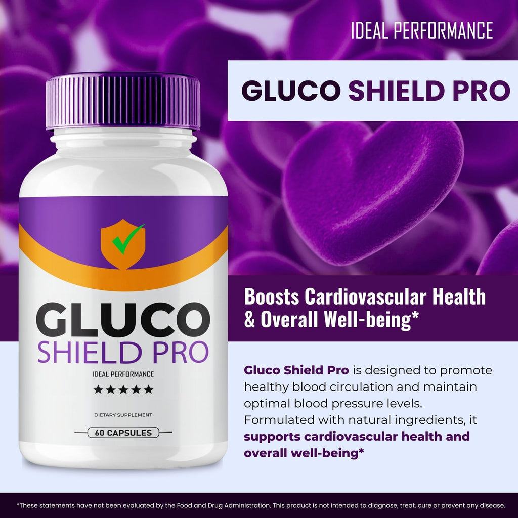 Gluco Shield Pro Advanced Blood Formula Capsules, Official GlucoShield Pro Supplement Pills, Premium Formula for Healthy Circulation & Stable Levels, All Natural GlucoShieldPro Reviews (5 Pack)