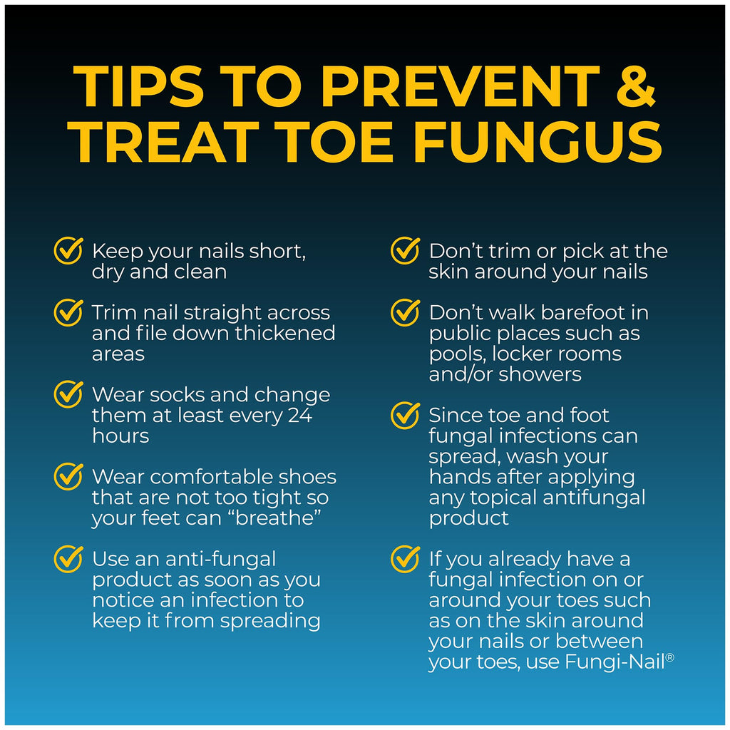 Fungi Nail Anti-Fungal Ointment 0.7 Fl Oz,Kills Fungus that Can Lead To Athlete's Foot with Tolnaftate,Toe Nail Fungus Treatments,Clinically Proven to Cure Infections,Natural Color,(Pack of 2)