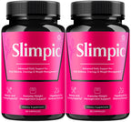 (2 Pack) Slimpic Capsules - Official Slimpic Pills Advanced Premium Formula Support Maximum Strength, All Natural Ingredients Vitamins for Overall Health & Wellness Reviews, 120 Capsules for 2 Months