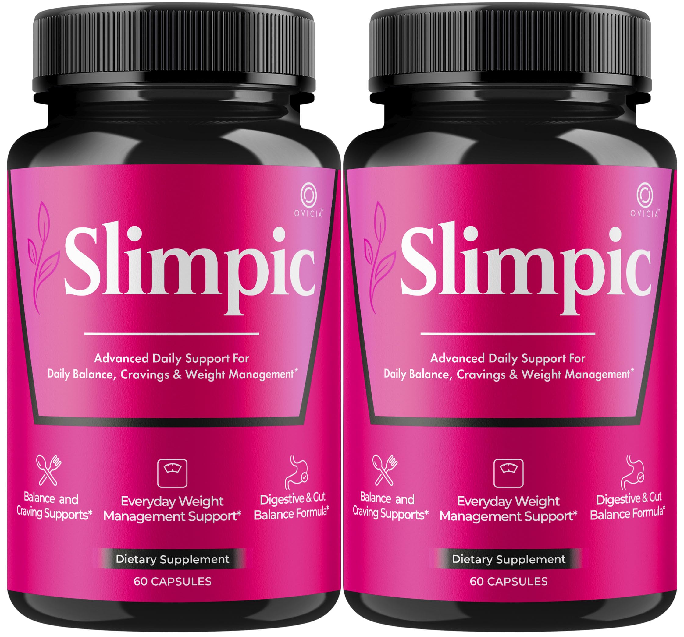 (2 Pack) Slimpic Capsules - Official Slimpic Pills Advanced Premium Formula Support Maximum Strength, All Natural Ingredients Vitamins for Overall Health & Wellness Reviews, 120 Capsules for 2 Months
