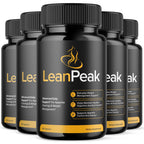(5 Pack) Lean Peak Capsules, Advanced Formula Lean Peak Pills with Natural Ingredients, Maximum Strength Leanpeak Health and Wellness Multivitamin, Leanpeak Pills for Women and Men (300 Capsules)