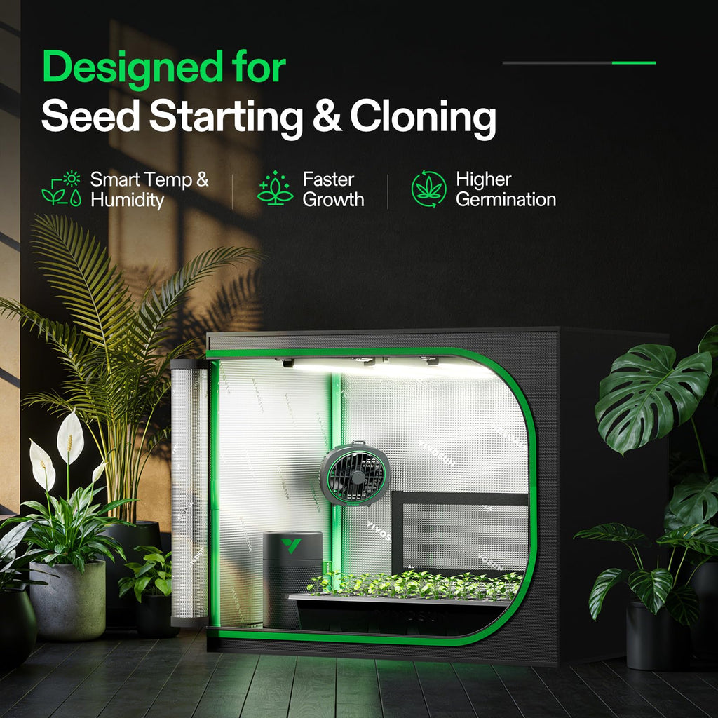 VIVOSUN Clone Tent Kit 24" x 16" x 20", for Plant Germination, Cloning