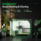 VIVOSUN Clone Tent Kit 24" x 16" x 20", for Plant Germination, Cloning
