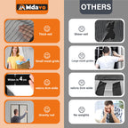 Magnetic Screen Door, Keep Bugs Out, Pet & Kid Friendly，Works with Front Doors, Sliding Doors,Fit Door Size 36 x 80 Inches ‎Black