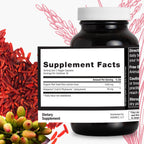 Durable RED Yeast Rice – Organic 1,600 mg Extra Strength + CoQ10 Phytosome – Supports Healthy Cholesterol, Heart, Lipids & Circulation – Doctor Formulated, Non-GMO, Vegan, Made in USA (60 Capsules).
