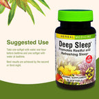 Herbs Etc. Deep Sleep Softgels - Herbal Sleep Support Supplement - Rest & Calming Support with Passionflower, Chamomile & Lemon Balm - 30 Softgels (30 Servings)