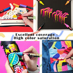 SFAIH Acrylic Creative Markers - 3mm Replaceable Nibs 24 Colors
