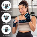 MhIL Workout Gloves for Women ��� Breathable Gym Gloves for Women with Palm Protection and Enhanced Grip ��� Padded Weight Lifting Glove for Womens with Wrist Wraps Support Weightlifting Exercise Cycling