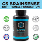 BrainSense Mood Stabilizer & Brain Supplement - Enhance Mood, Mental Clarity, Brain Booster & Cellular Health - Nootropic Supplement & Micronutrients For Brain Fog By CommonSenseWW, 120 Capsules