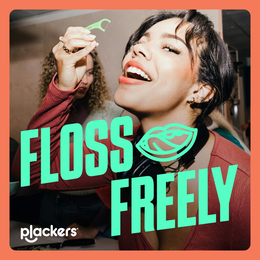 Plackers® Micro Line® Floss Picks - Intense Mint, Floss Fiber Made Without PTFE, 300 Count