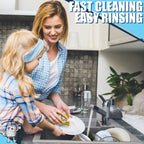 SPONGENATOR Kitchen Scrubbing Sponges - Heavy Duty Non-Scratch Scrubbing Cleaner Sponges in 2 Colors - Multi-Surface Non-Metal Dish Scouring Scrubbers for Fast Cleaning (Gold & Silver, 12)