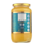 100% Organic Grass fed Ghee Butter from GirOrganic - 1 liter glass jar of Premium quality A2 Gir Cow cultured ghee. Pasture raised, Non-GMO, lactose - Casein - gluten free. Delivered in 5-8 days.