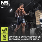 NutraBio Alpha EAA - All-Day Amino Acids for Muscle Growth and Hydration - Essential Amino Acids with Nootropics & Adaptogens- Full Spectrum EAA BCAA Powder - 30 Servings - Peach Tea