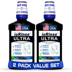ioRinse Ultra Mouthwash is the Choice of 1,000s of Dentists as the Mouth Wash for Adults and Kids Oral Care. It's an Alcohol Free, Bad Breath Treatment and Gum mouthwash with Xylitol - Pack of 2