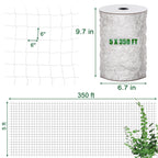 Heavy Duty Trellis Netting Roll, Oltara 5 x 350 ft Soft Mesh Nylon Garden Plant Trellis Netting Bulk for Climbing Plants, Vegetables, Fruits, Cucumber, Pea, Tomatoes