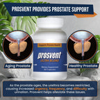 Prosvent Advanced Prostate Support Ultra - Natural Supplement with Saw Palmetto, Pygeum, Lycopene, Stinging Nettle, Beta Sitosterol, Cranberry and More to Ease Urinary Frequency & Urgency (60 Count)