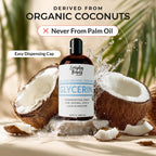 100% Organic Glycerin – USDA Certified - Perfect for DIY Beauty Products, Crafts, and Formulations – Derived From Coconut – Skin and Hair Moisturizer for Deep Hydration – 16 Fl Oz – By Everyday Beauty