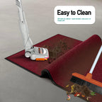 MaxMat® Extra Large Commercial Door Mat, Rubber Border Heavy Duty Door Mat, Waterproof, Low-Profile, Easy to Clean, Rubber Entry Mat. (Red, 3 x 5 Feet)