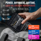Creatine Monohydrate Gummies for Men & Women - Sugar Free & Vegan Advanced Formula W/L-Taurine + Vitamin B12 - for Muscle Strength, Muscles Builder, Recovery, Energy Boost, Pre-Workout Supplement