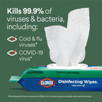 Clorox Disinfecting Wipes Flex Pack, Bleach Free, Fresh Scent, 75 Count, Pack of 3 (Pack May Vary)