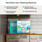 Uproot Clean Washing Machine Cleaning Tablets for Pet Owners, 24 Pack