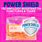 Ziploc Gallon and Quart Storage Slider Bags Bundle, Power Shield Technology for More Durability, 68 and 42 Count